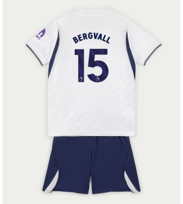 Tottenham Hotspur Lucas Bergvall #15 Hjemmebanetrøje Børn 2026-27 Kortærmet (+ Korte bukser)